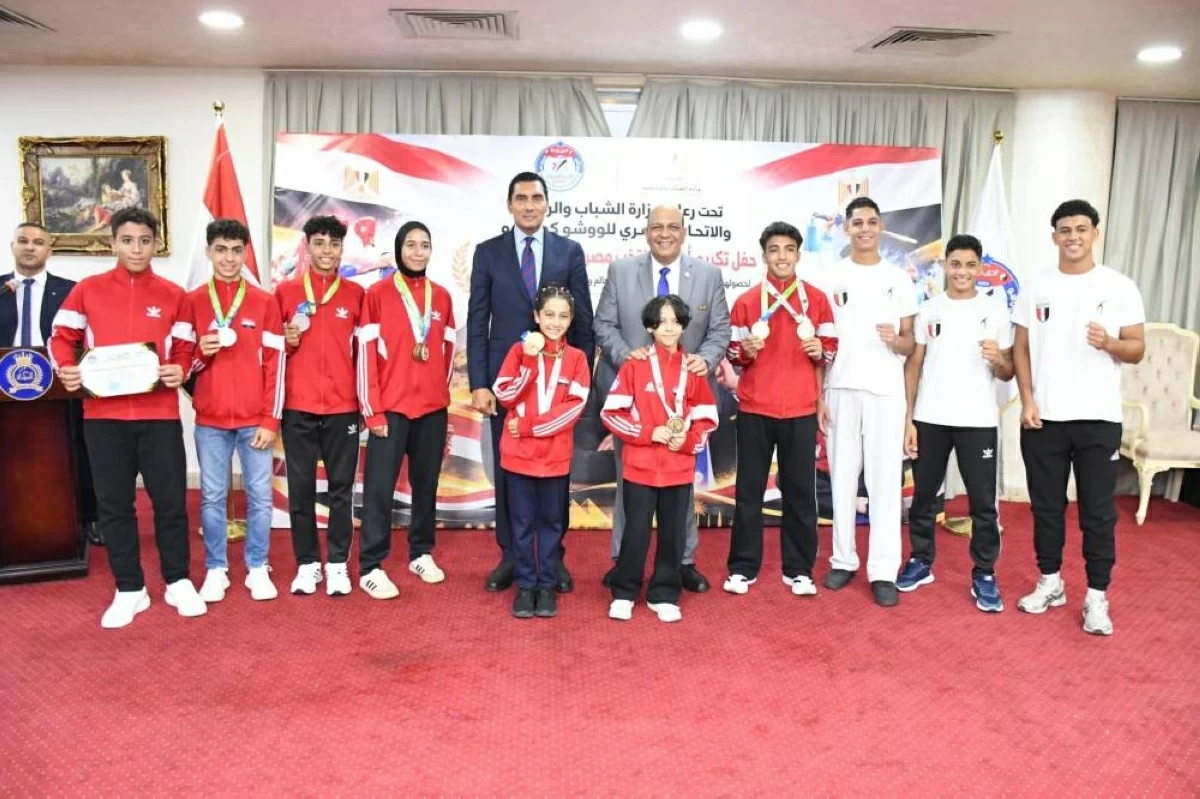 54 ميدالية لمصر في بطولتي العالم وإفريقيا للوشو كونغ فو