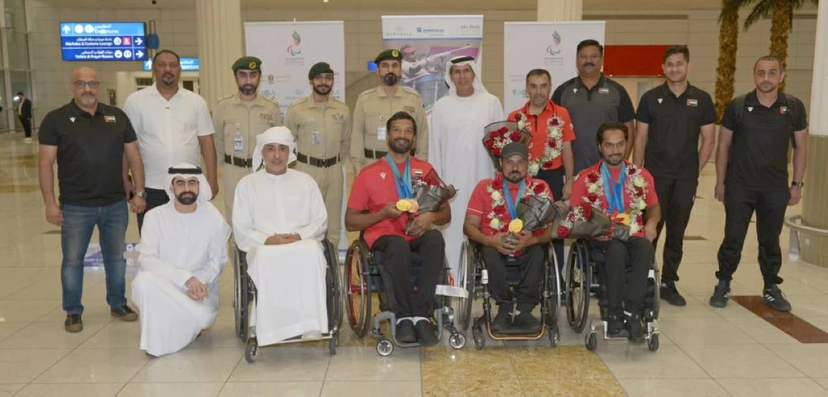 محمد الهاملي مع بعثة الإمارات