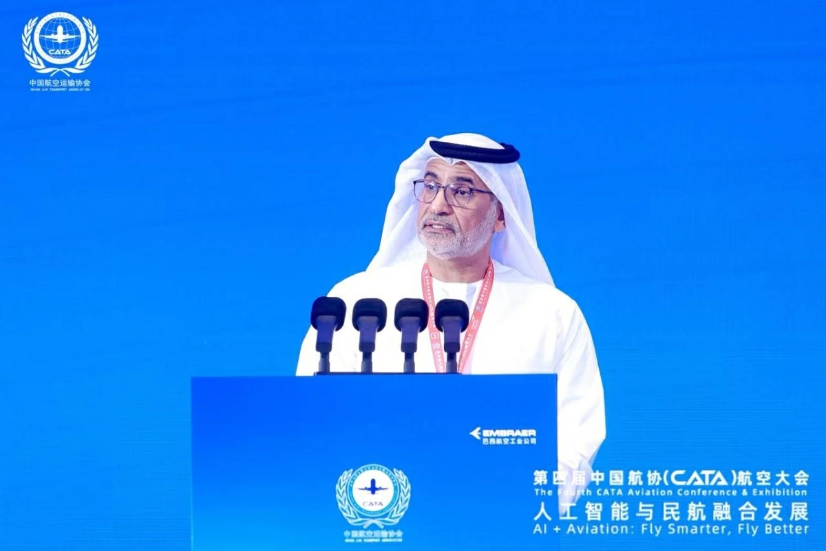 سيف السويدي يلقي كلمة في المؤتمر