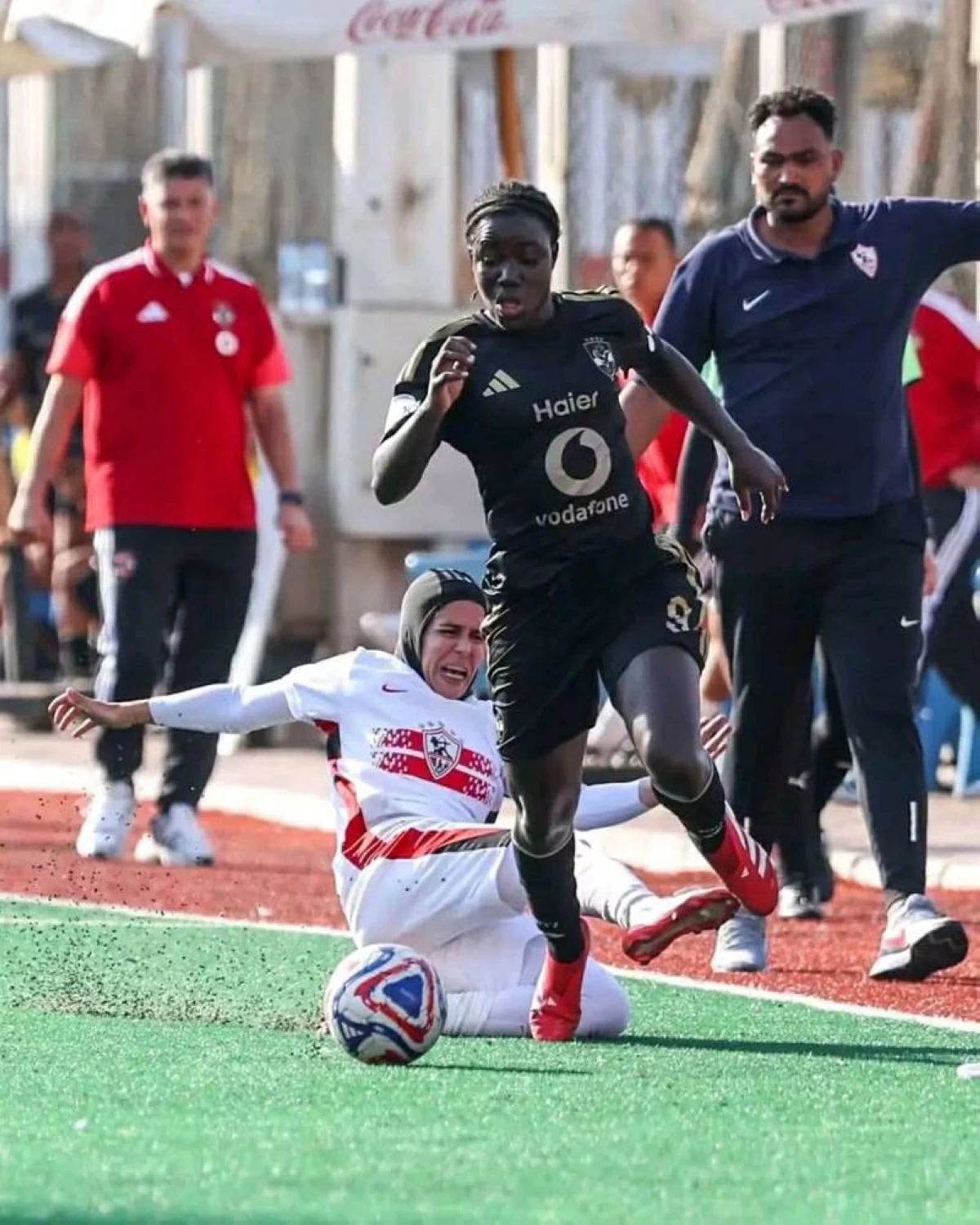 من مباراة سيدات الأهلي والزمالك