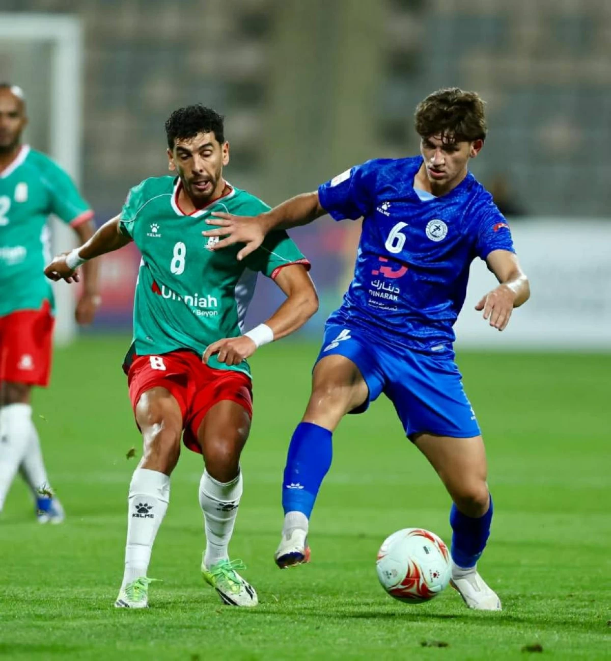 من مباراة الرمثا والوحدات