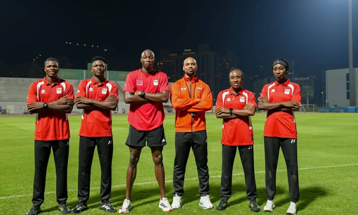 لاعبو منتخب الإمارات لألعاب القوى للخماسي