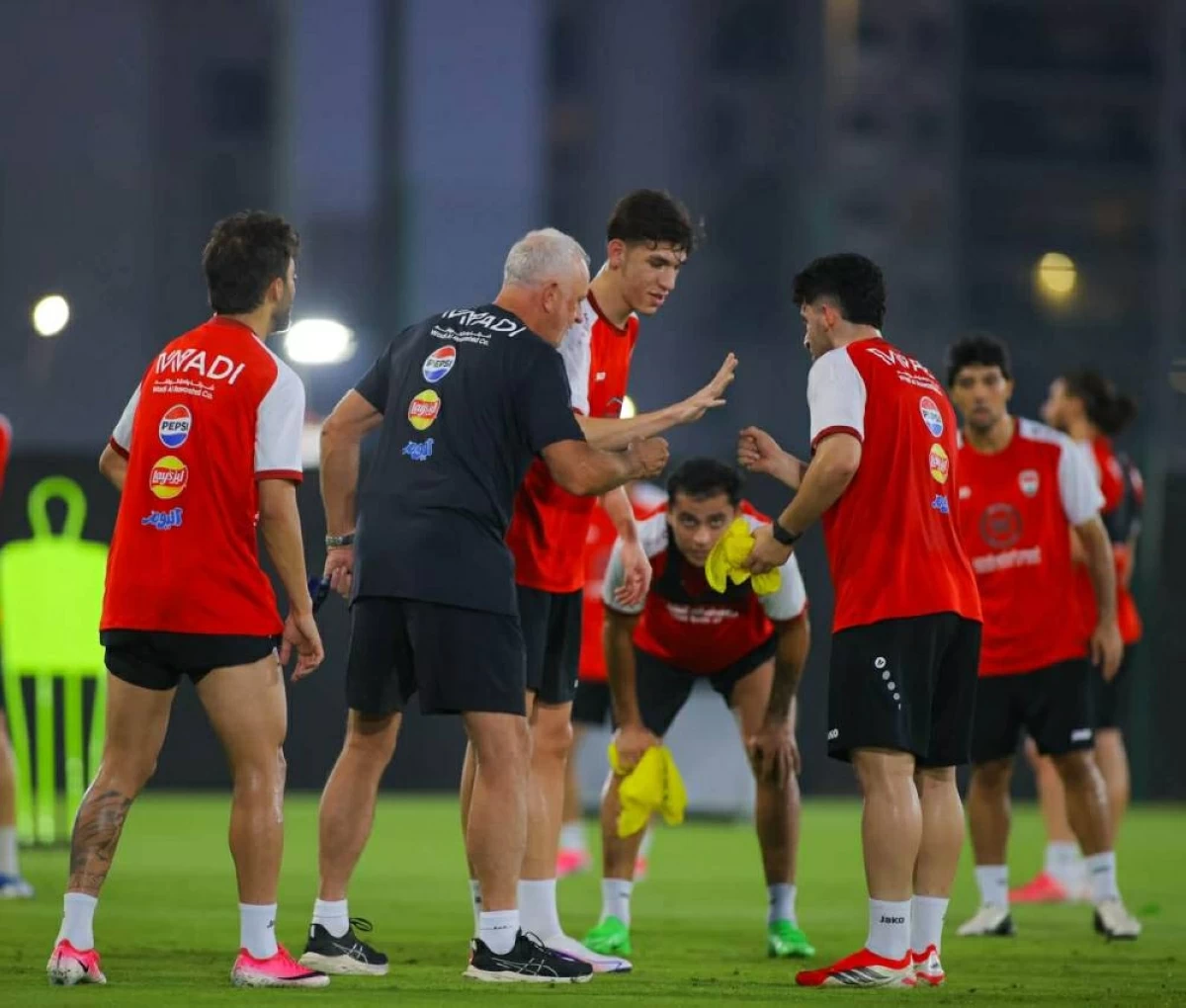 جانب من تدريبات المنتخب العراقي
