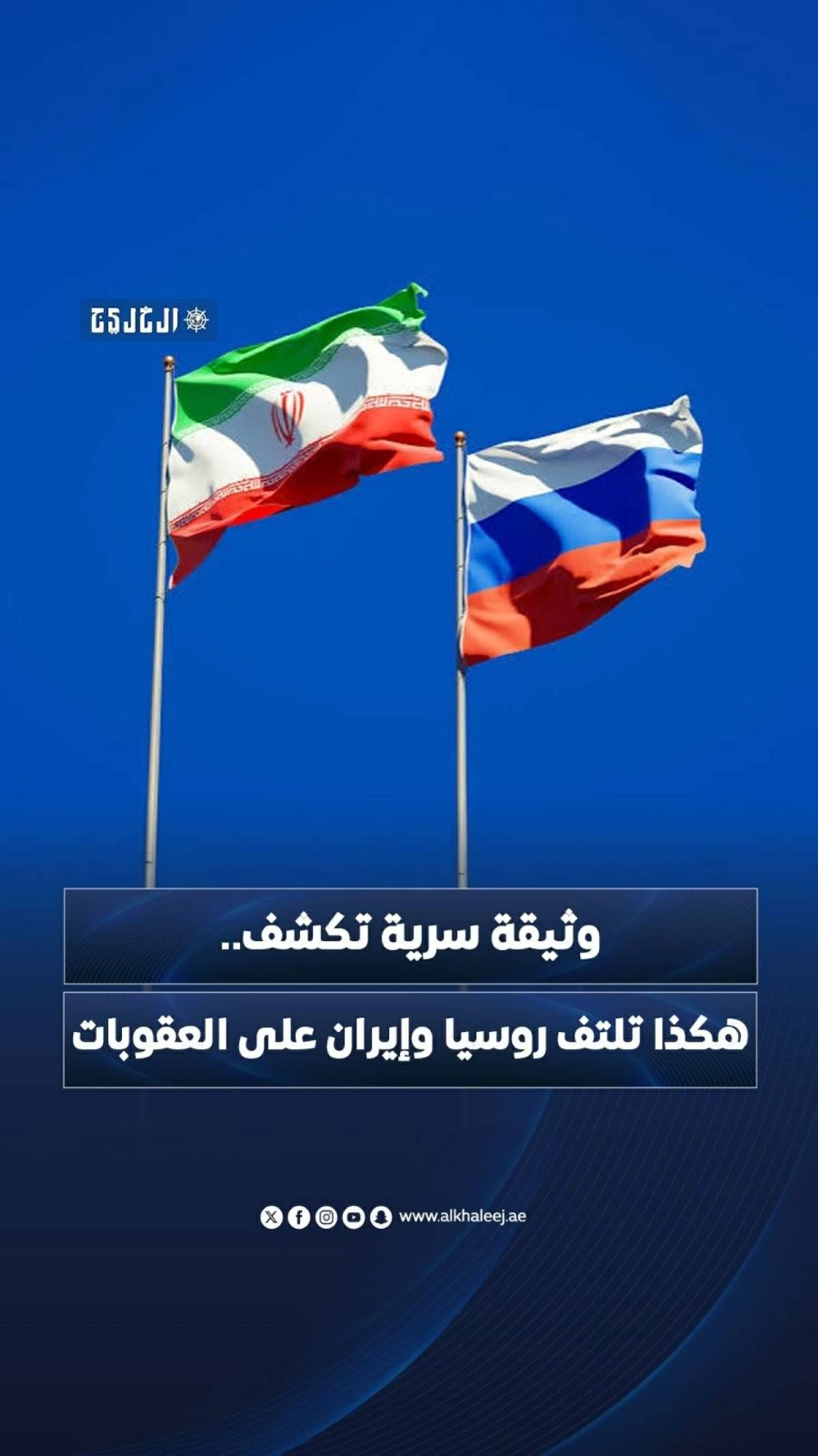 وثيقة سرية تكشف.. هكذا تلتف روسيا وإيران على العقوبات