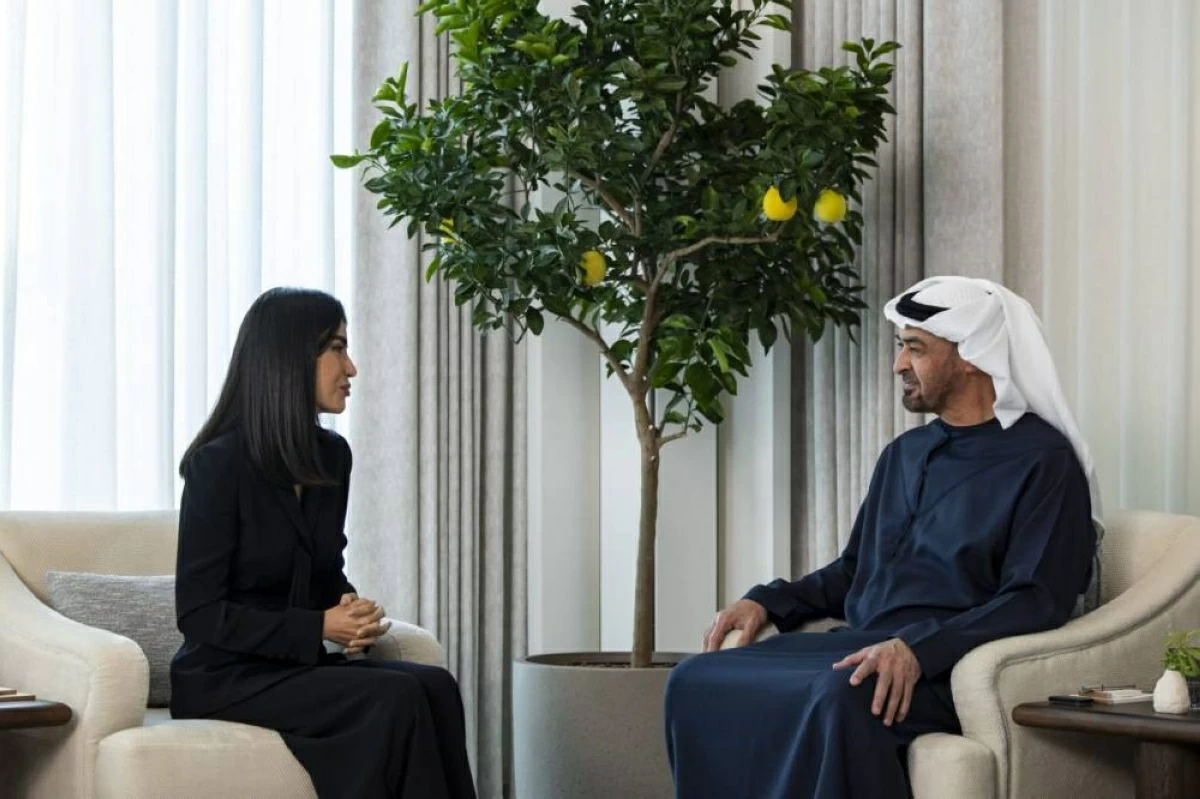 محمد بن زايد يبحث العلاقات مع رئيسة ديوان الرئاسة الأوزبكستانية