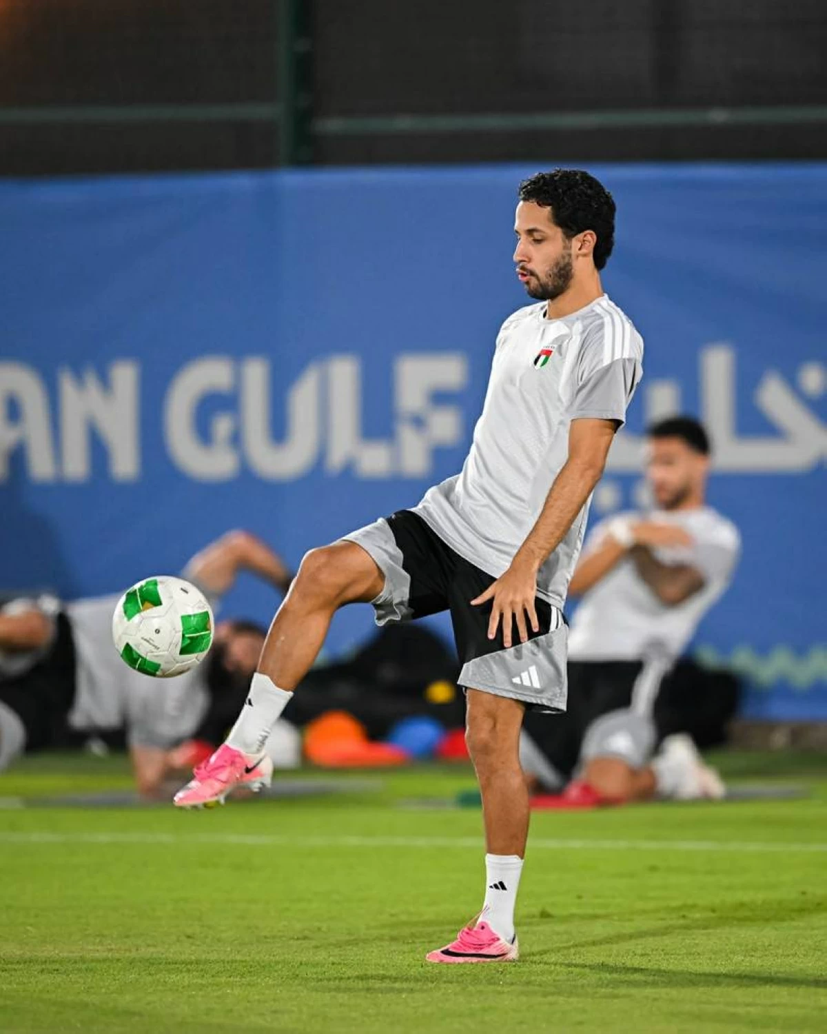 علي صالح في التدريبات
