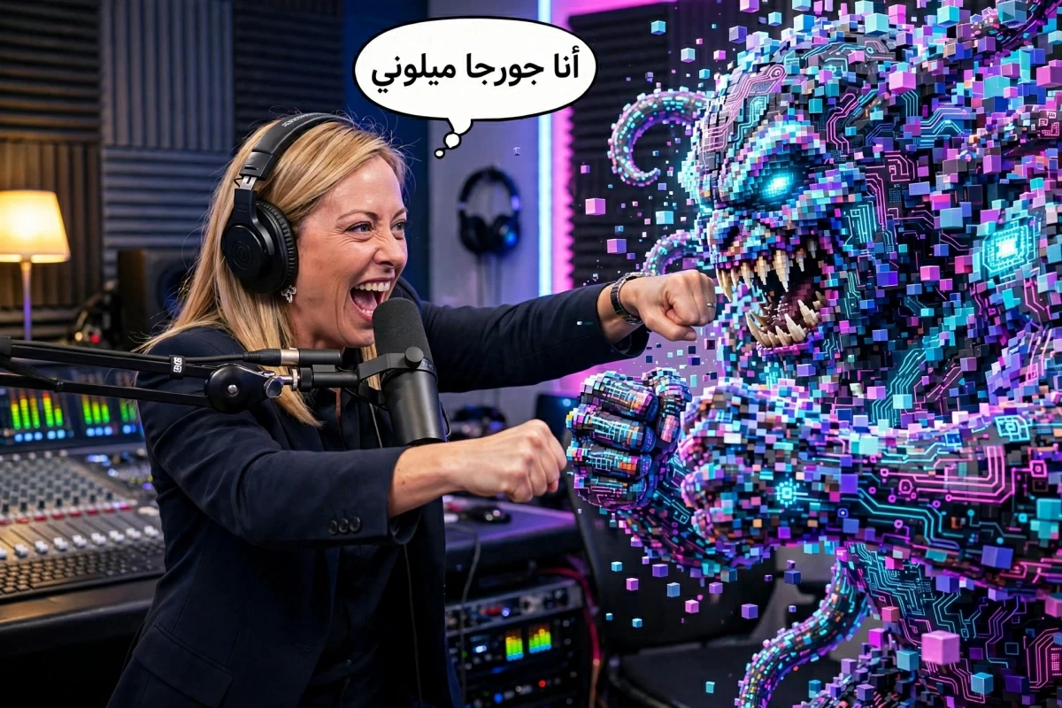 «أنا جورجيا ميلوني».. علامة تجارية تحارب «التزييف الذكي»