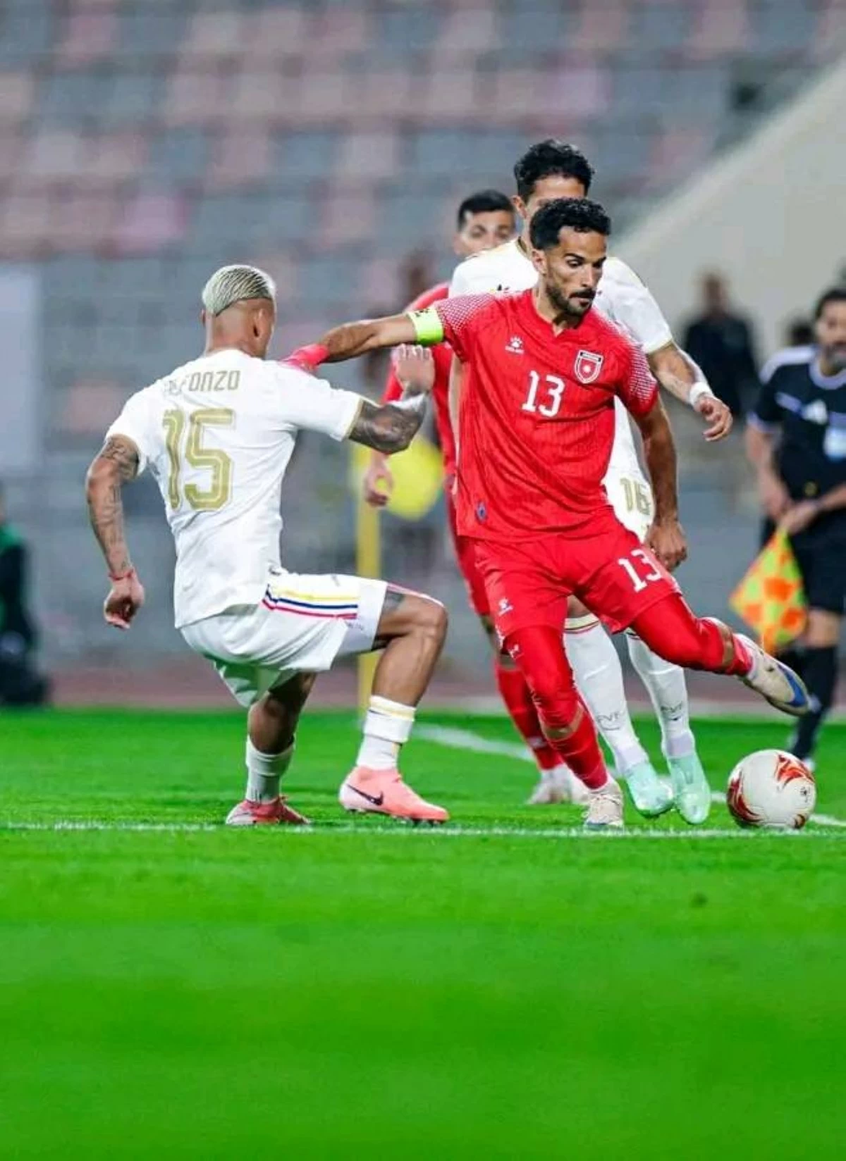 من مباراة الأردن وفنزويلا