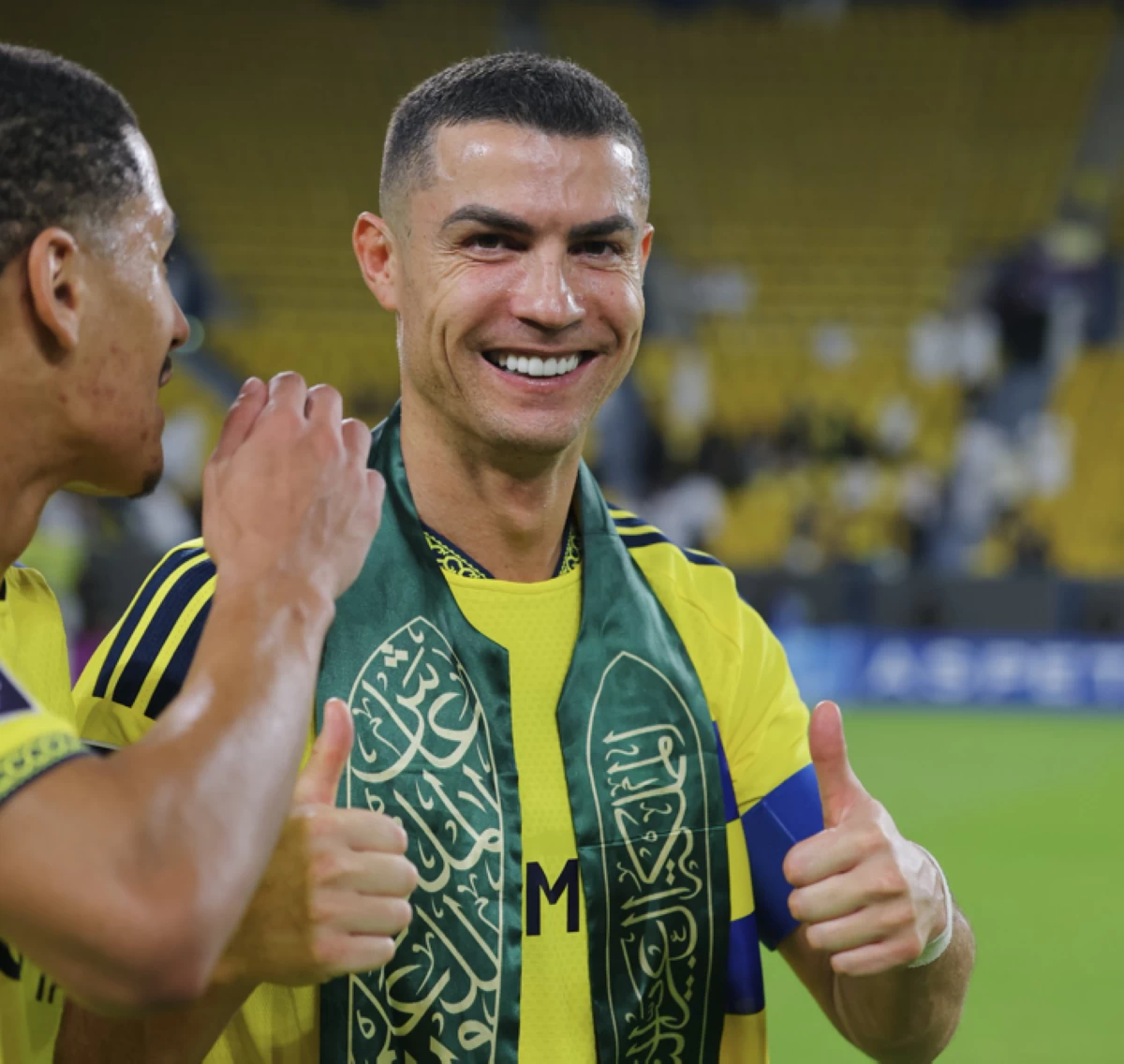 رونالدو سعيد بعد المباراة