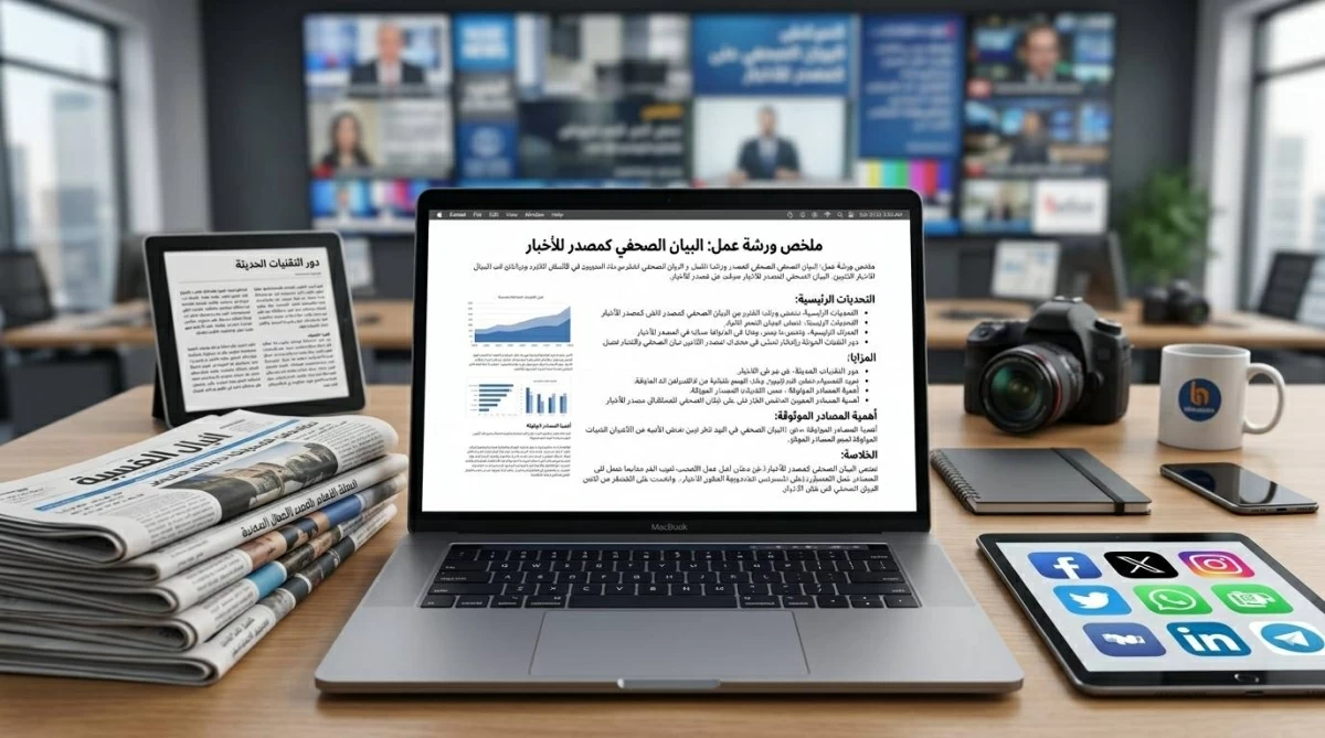 البيان الصحفي كمصدر للأخبار