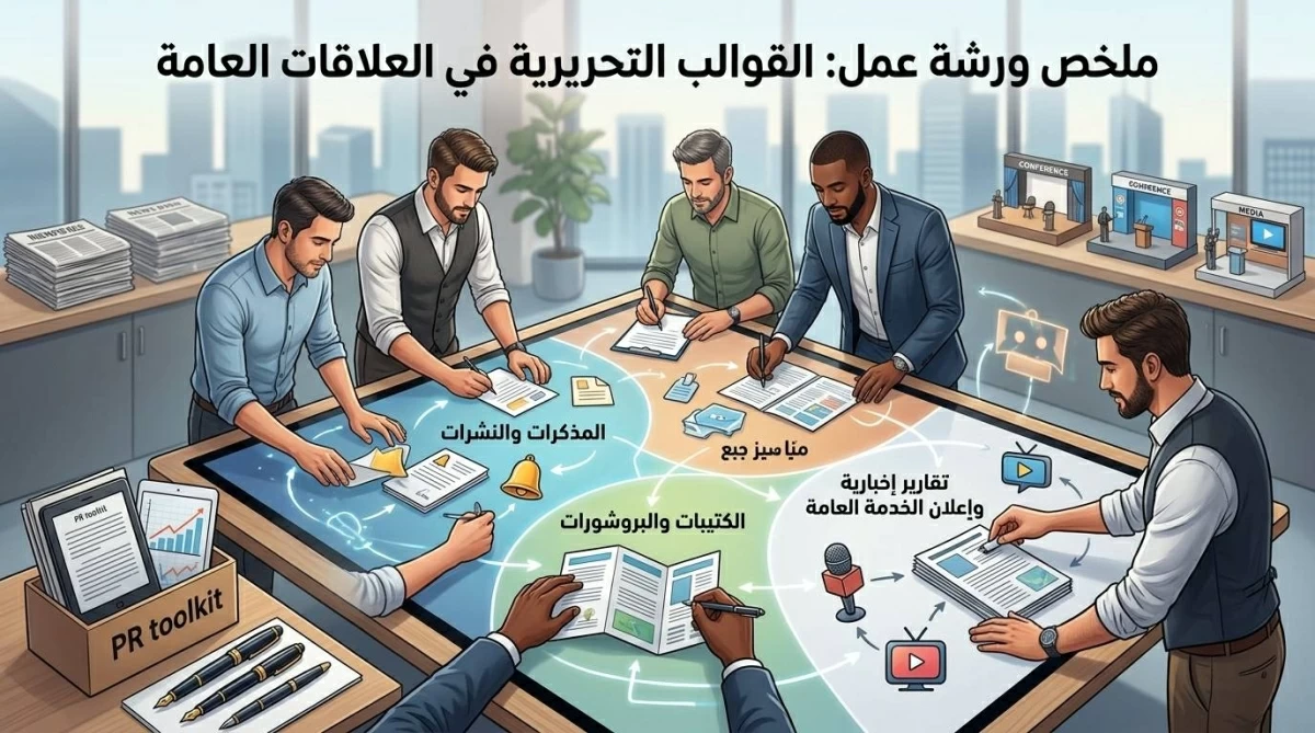 القوالب التحريرية في العلاقات العامة