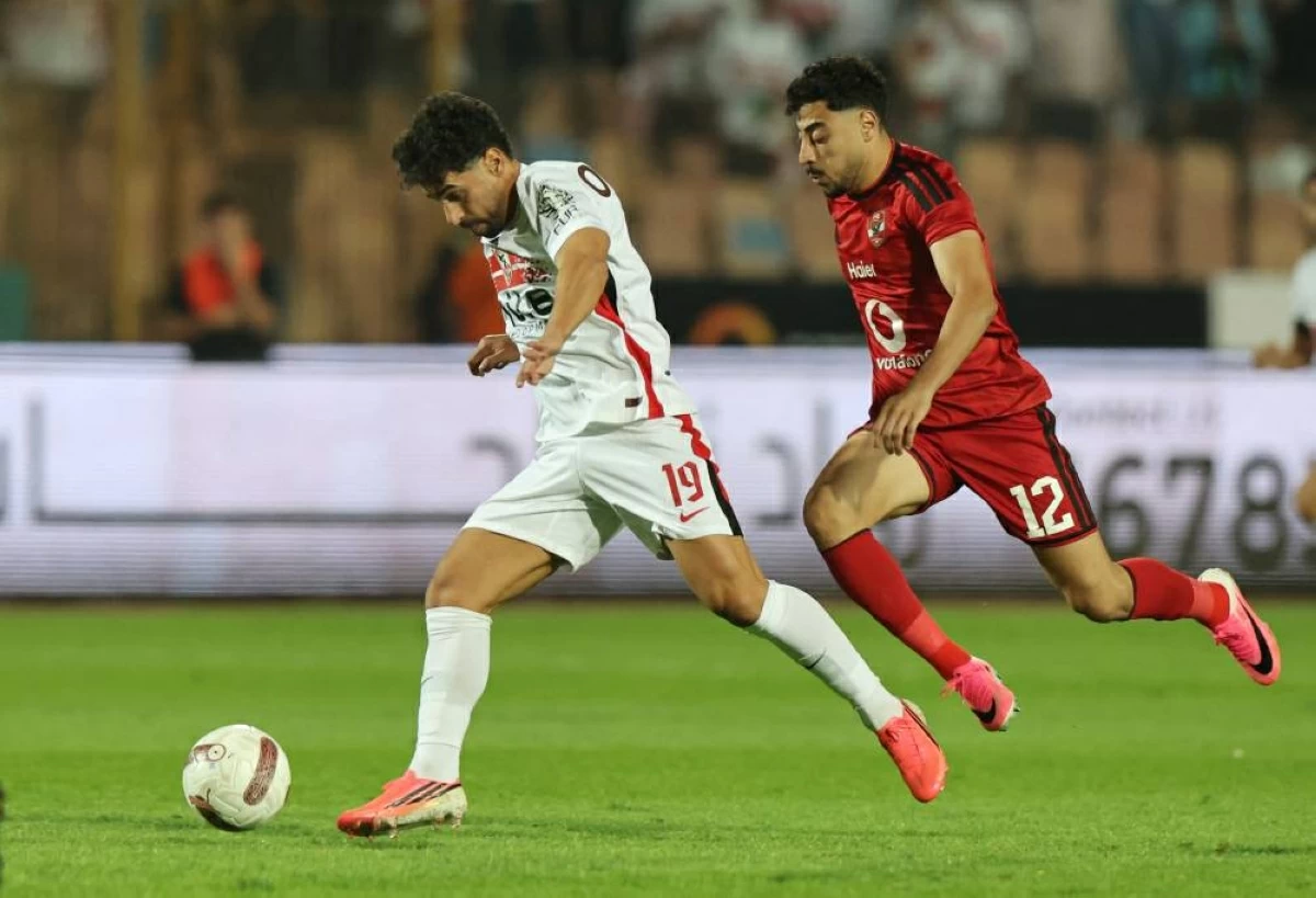 من مباراة الأهلي والزمالك
