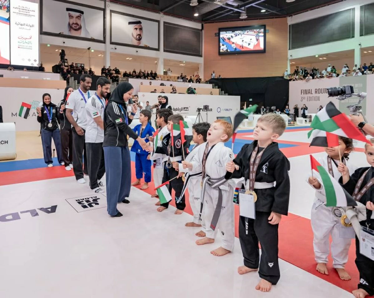 أطفال الجوجيتسو يحيون الأبطال