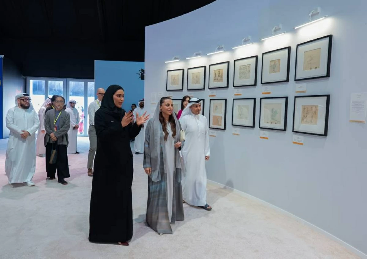 تفقدت معرضين و«ركن الدبلجة».. بدور القاسمي تفتتح مؤتمر الشارقة للرسوم المتحركة والقصص المصورة
