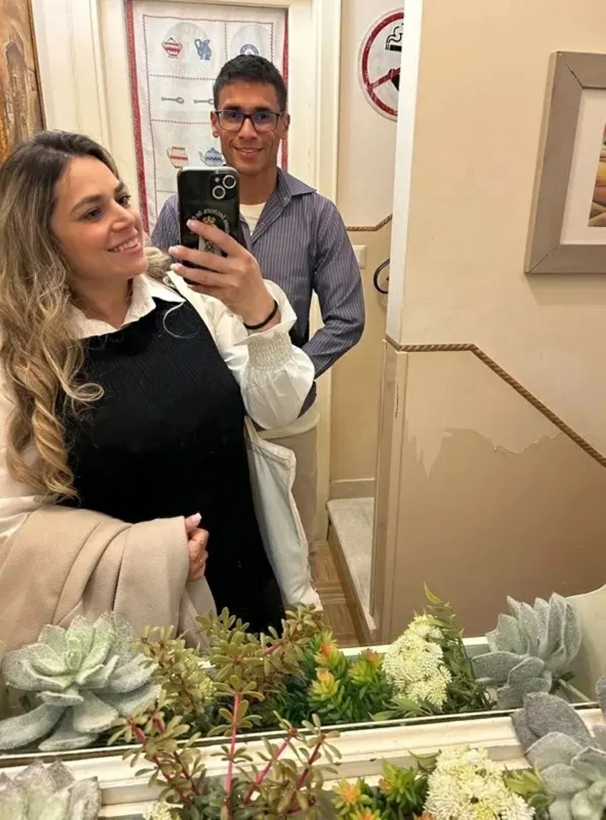 الزوجان خلال شهر العسل 