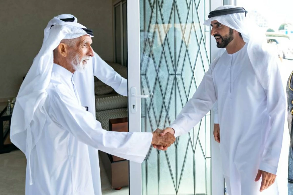 حمدان بن محمد يحضر أفراح القعود والسبوسي