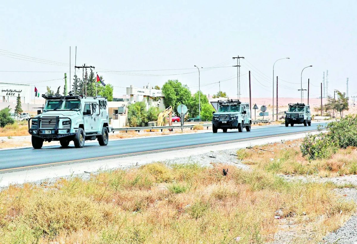 عربات لقوات الأمن الأردني (أرشيفية)