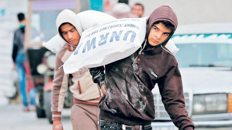 «أونروا» تجمع 160 مليون دولار لصالح اللاجئين الفلسطينيين