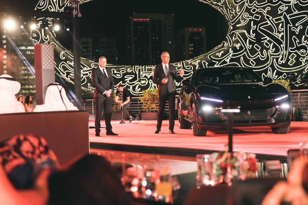 Ferrari launches "purusangoy" in dubai for the first time after its premiere in italy 1 4590805