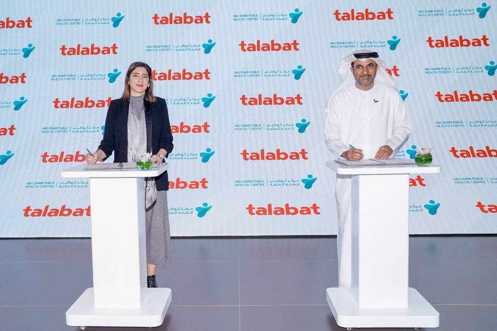 مركز أبوظبي للصحة العامة و«طلبات الإمارات» يوقعان اتفاقية لتعزيز العادات الغذائية