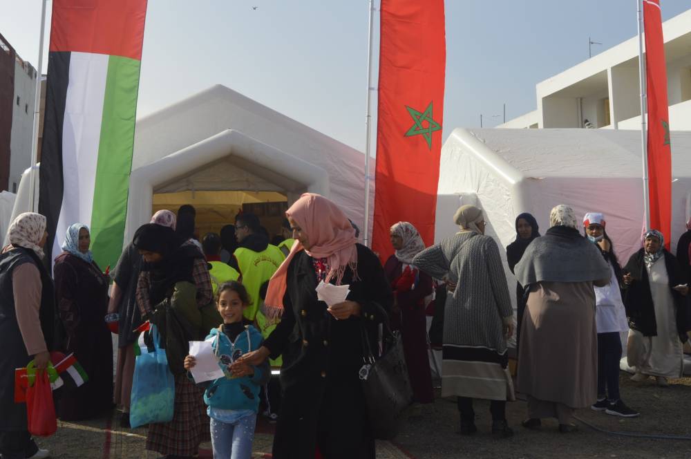 المستشفى الإماراتي المتنقل في مهمة إنسانية جديدة بالمغرب