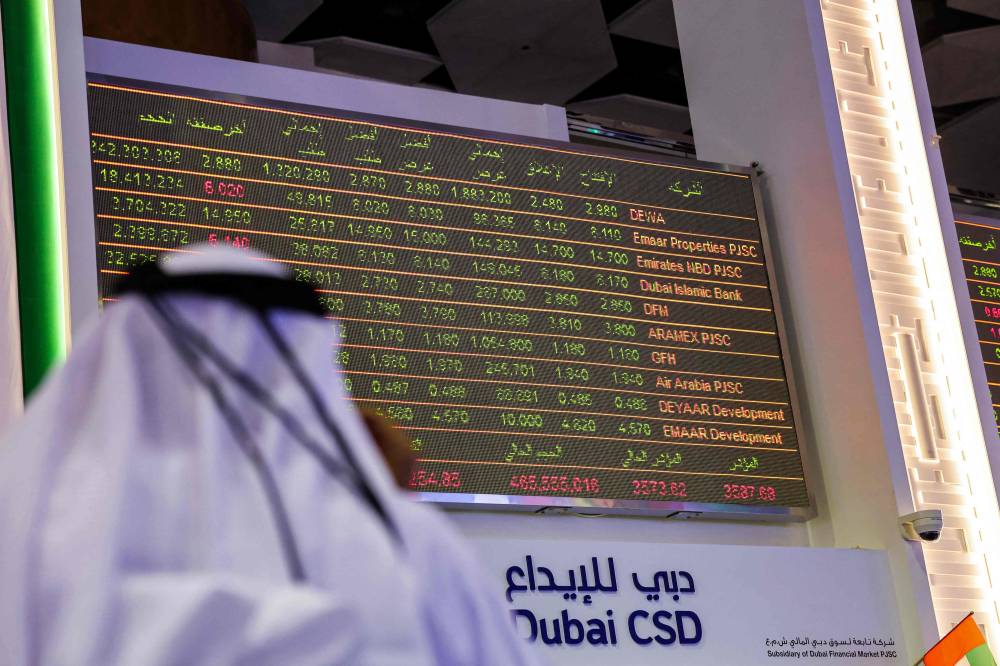 Image:أسهم الإمارات تتراجع.. و«الأنصاري» يكسب 16.5% بنصف سيولة دبي