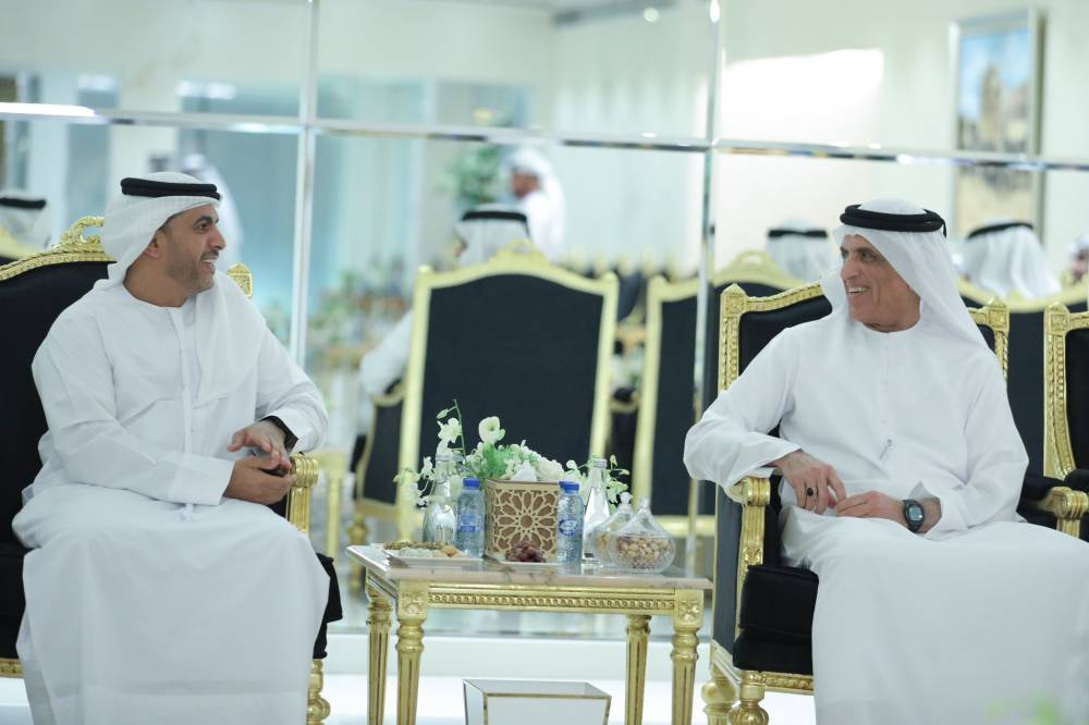Image:حاكم رأس الخيمة يواصل استقبال المهنئين بشهر رمضان