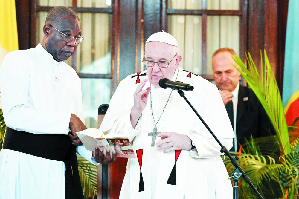 Image:البابا يندد بـ«عقبات» تعيق السلام في العالم