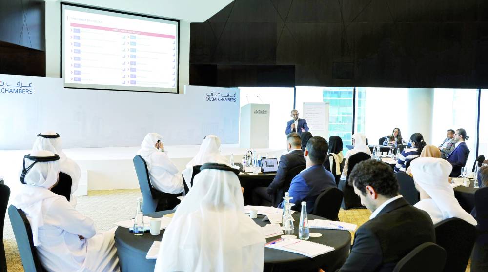 خلال إحدى الجلسات