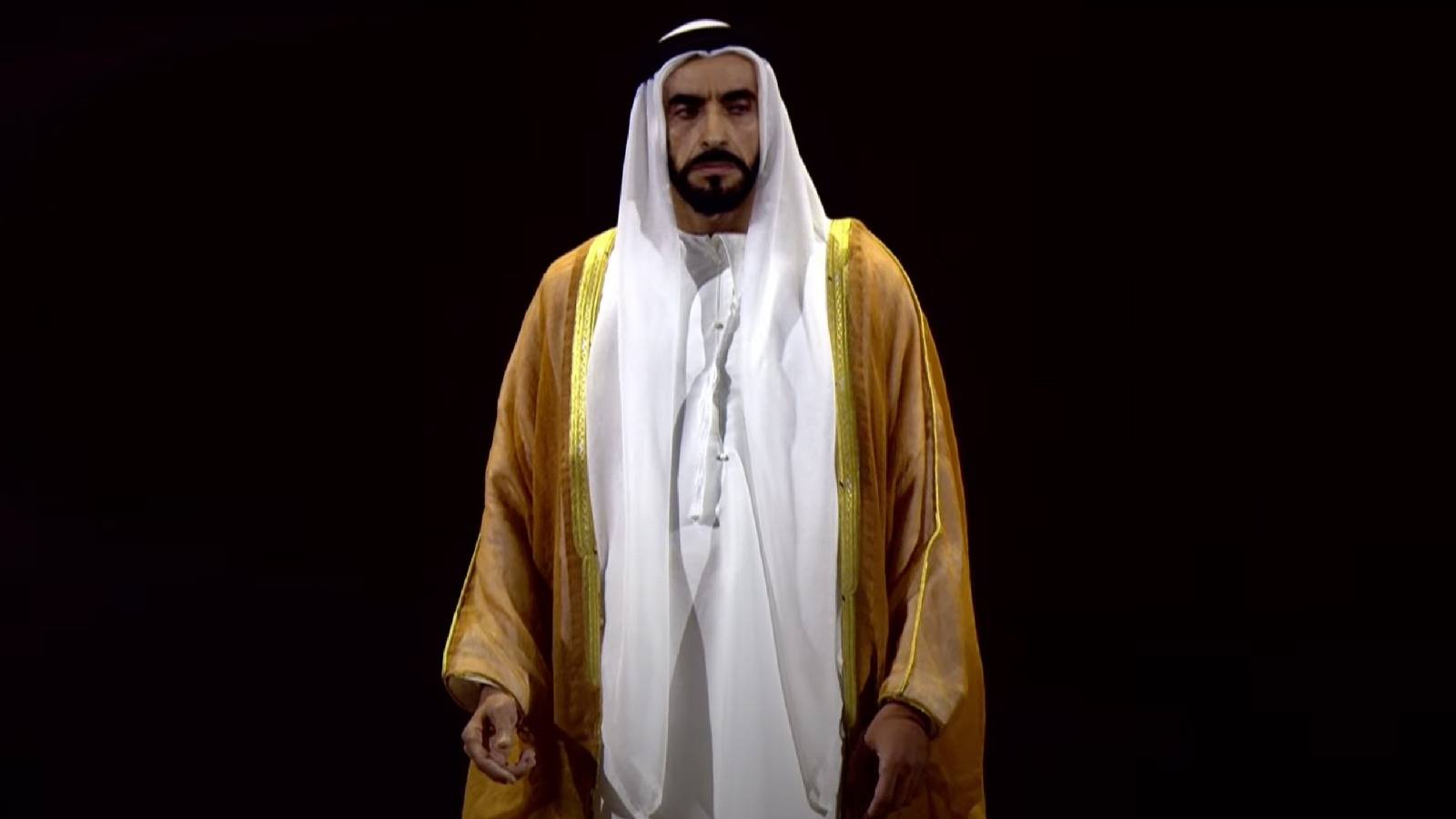 الشيخ زايد يظهر عبر تقنية «الهولغرام» في كوب 28 الشيخ زايد يظهر عبر تقنية «الهولغرام» في كوب 28