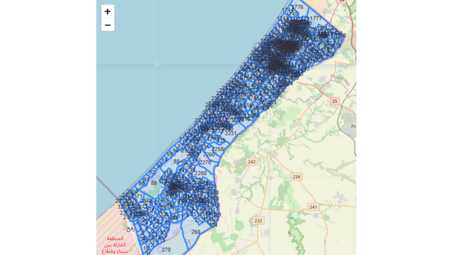 نشر الجيش الإسرائيلي خريطة مبهمة قال إنه يوضح فيها لسكان غزة المناطق الآمنة التي يمكن أن يتوجهوا إليها مع استئناف القتال.