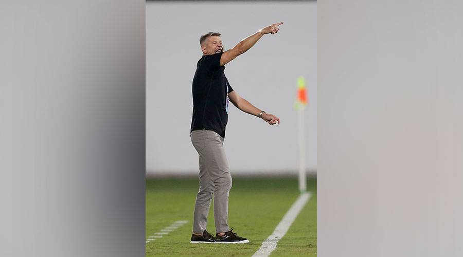 عجمان والوحدة في دوري أدنوك للمحترفين تصوير يوسف الامير
