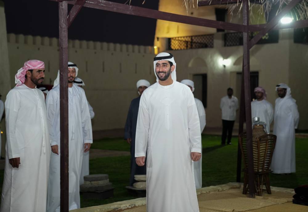ماجد بن سعود خلال حضوره الاحتفال