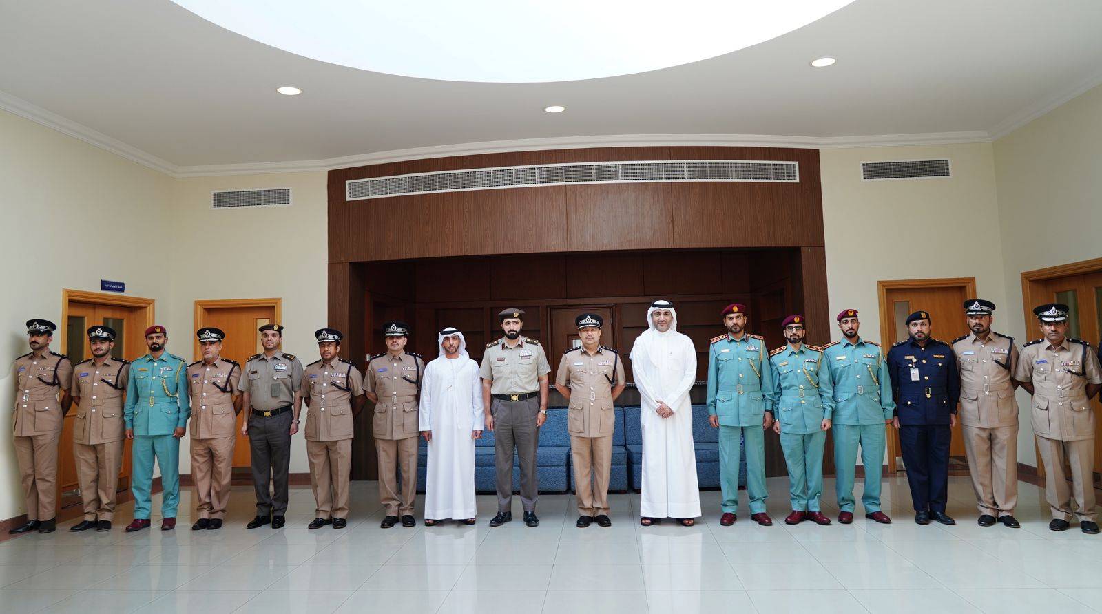 خلال حفل استقبال وفد المنفذ