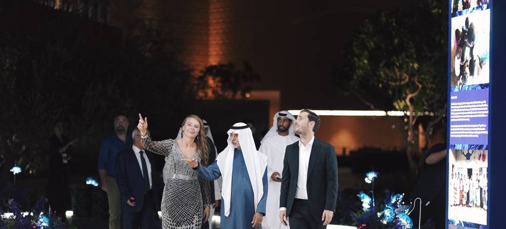 نهيان بن مبارك آل نهيان وسارة سباركل يفتتحان جمع التبرعات لصالح اطفال ملاوي