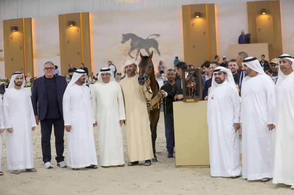 خيول الإمارات تتصدر بطولة دبي الدولية للجواد العربي