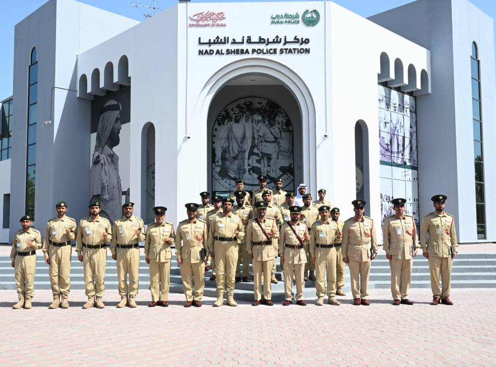 اللواء علي غانم يتفقد سير العمل في مركز شرطة ندّ الشبا | صحيفة الخليج