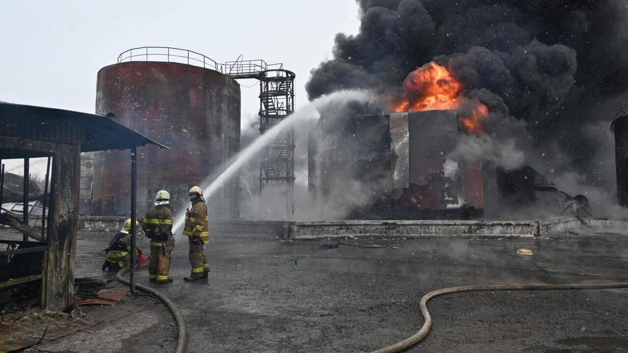 Russia launches an attack on the port of Ukrainian in the Black Sea