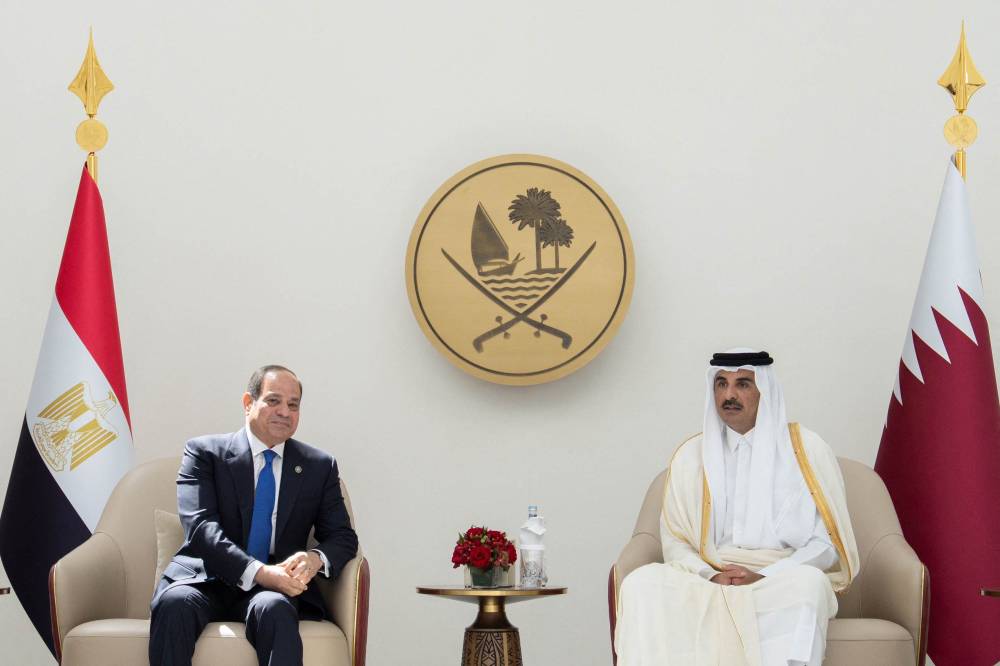 مصر وقطر تؤكدان أهمية الجهود المشتركة لوقف حرب غزة
