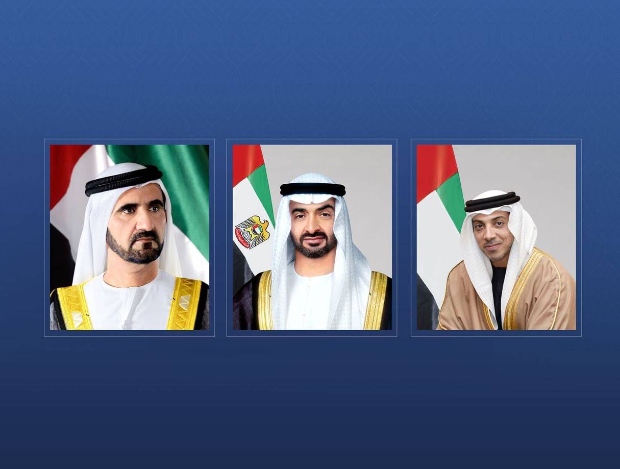 رئيس الدولة ونائباه يهنئون رئيس زيمبابوي بذكرى استقلال بلاده