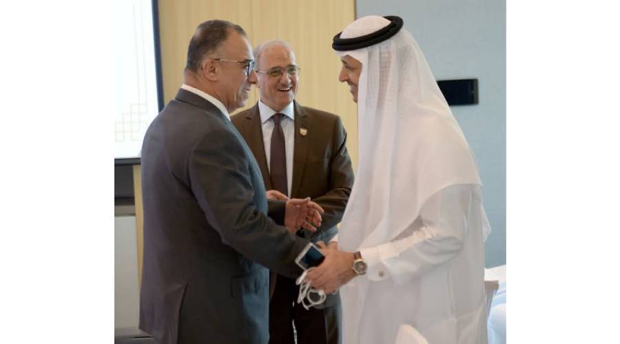 القرقاوي يرحب بمصيلحي بحضور شلبي القرقاوي يرحب بمصيلحي بحضور شلبي