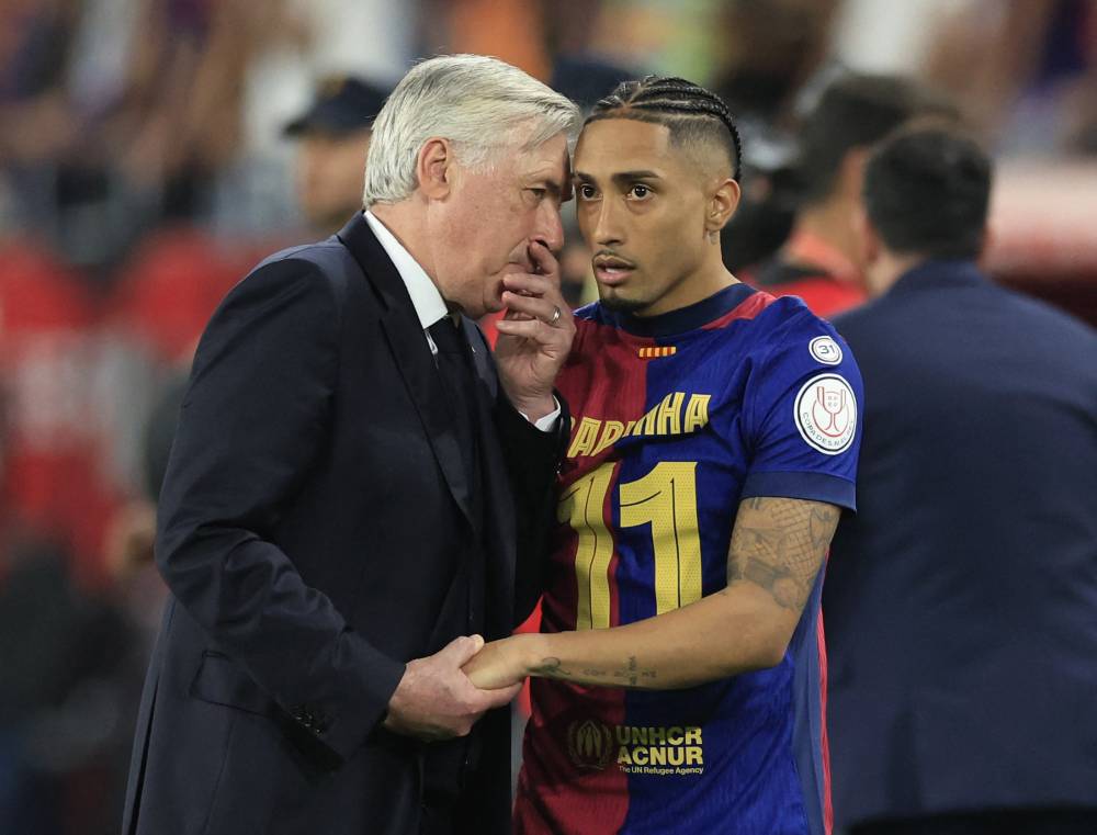 أنشيلوتي لتدريب رافينيا أنشيلوتي لتدريب رافينيا