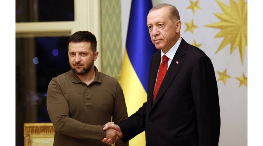 زيلينسكي يتحدث إلى أردوغان بخصوص محادثات وقف إطلاق النار