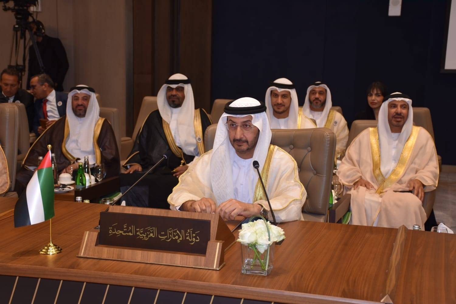 وفد الإمارات في اجتماع المجلس الاقتصادي والاجتماعي العربي (وام)