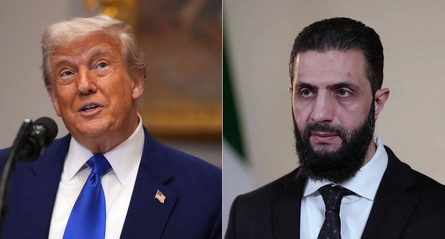 ترامب يلتقي الشرع ترامب يلتقي الشرع