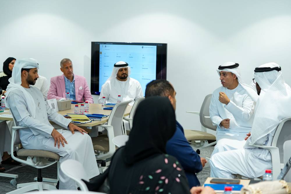 أحمد بالهول خلال حضوره ورشة العمل