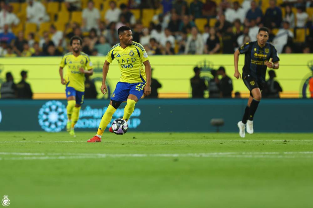 من مباراة النصر والتعاون