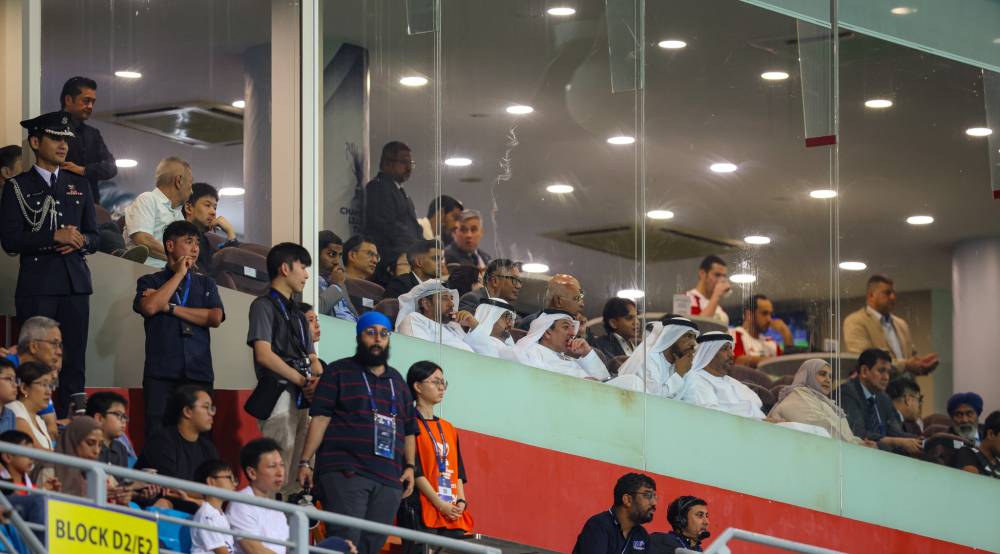 أعضاء الاتحاد في استاد بيشان