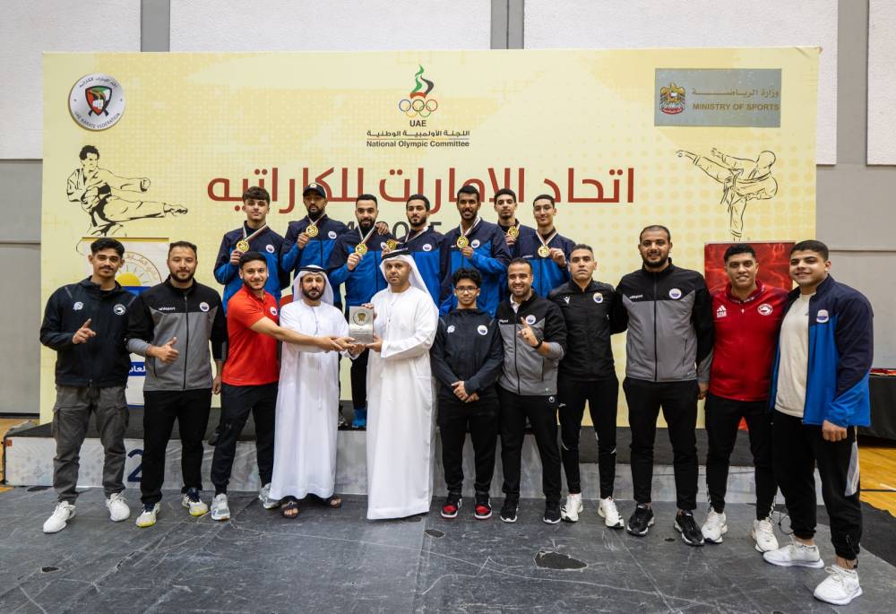 الشارقة يتوّج بدرع رجال الكاراتيه للمرة الـ 13