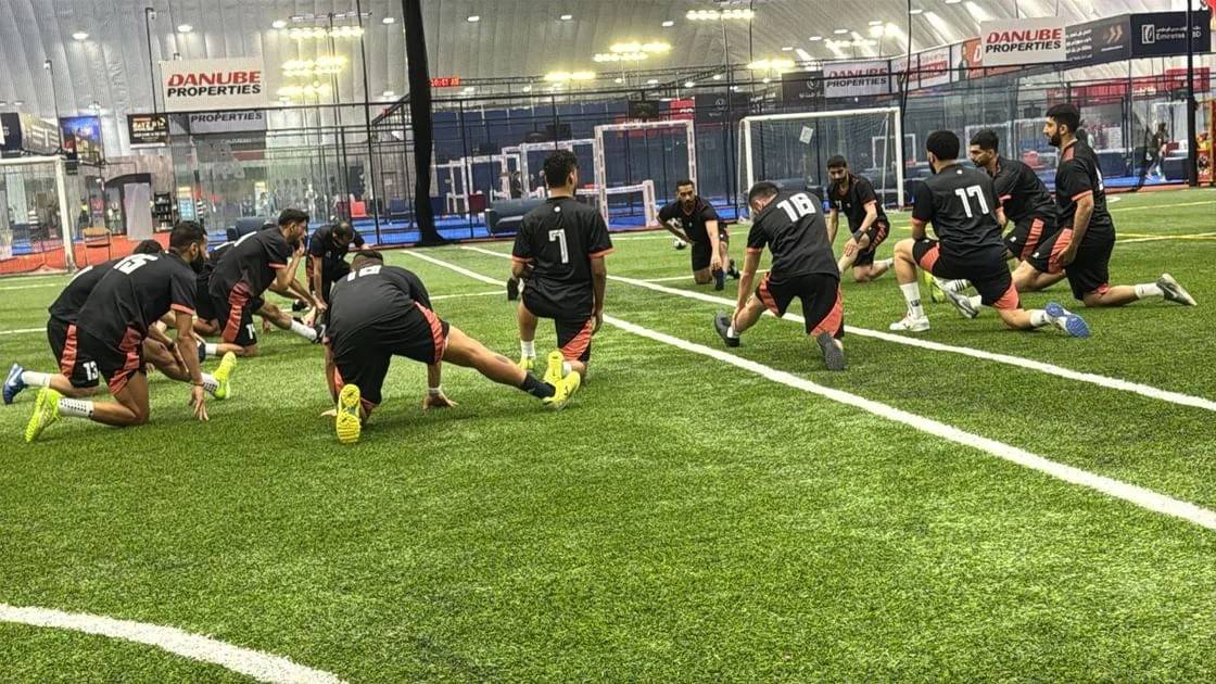 من تدريبات منتخب الإمارات